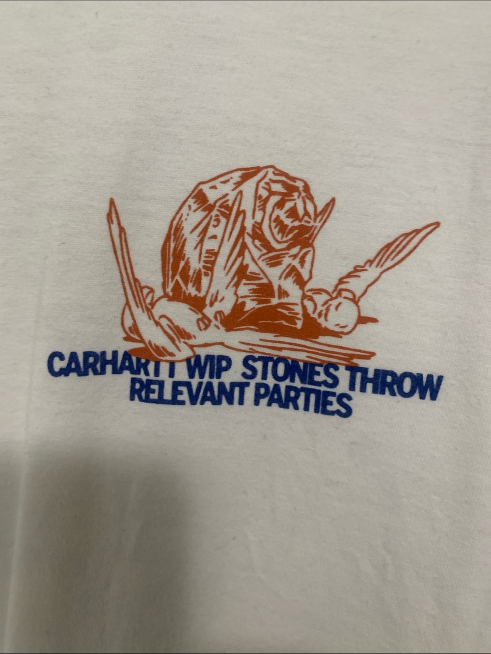 Carhartt x Relevant Parties White Short Sleeve Tee - Picture 4 of 5